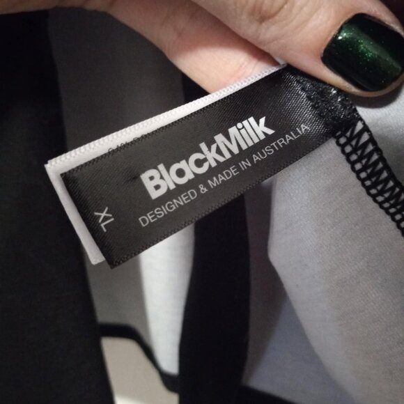 BLACKMILK LOVE YOU TO  DEATH TIE FRONT TEE XL - Picture 3 of 3